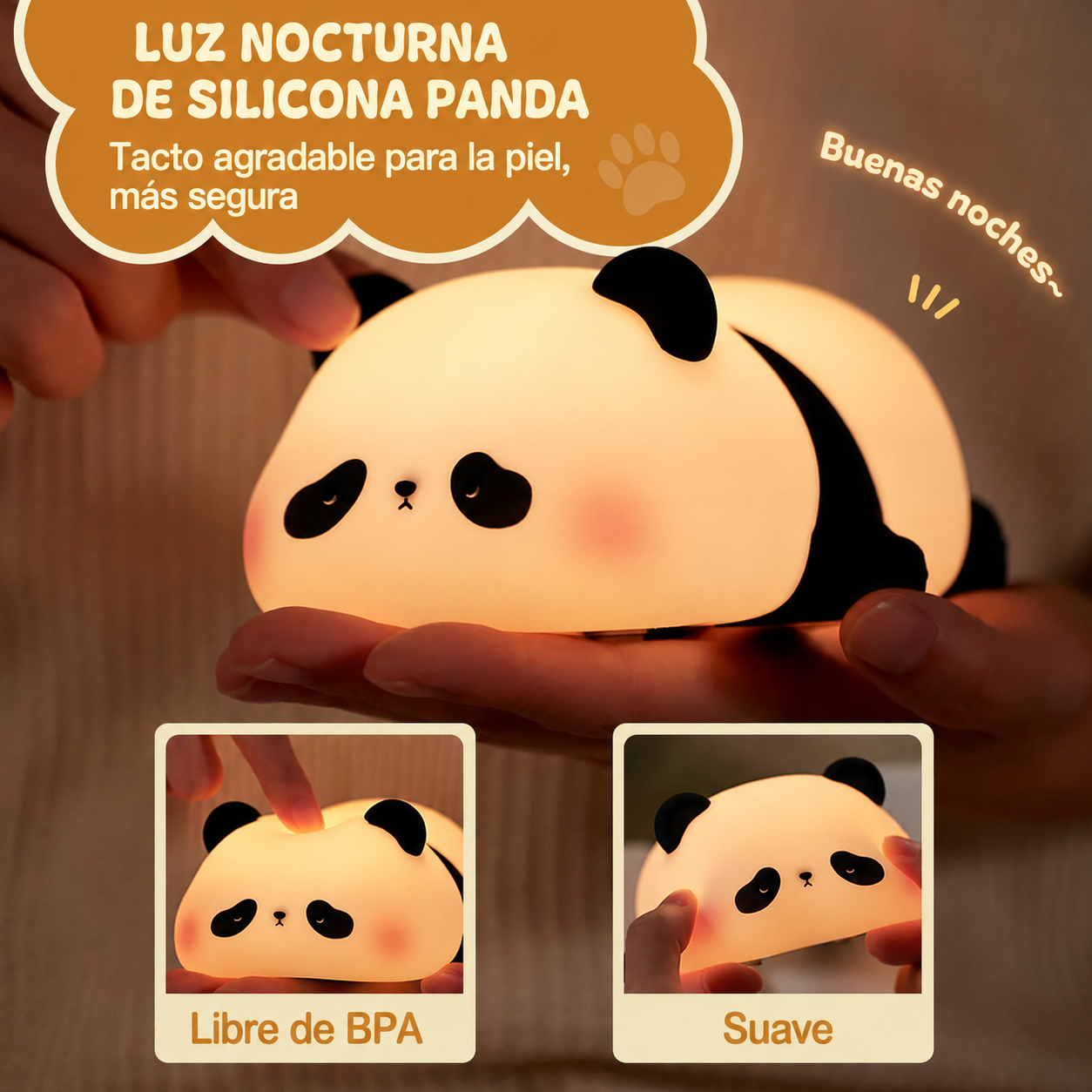 MiniLumy™   Luz Nocturna, LED Recargable de Silicona
