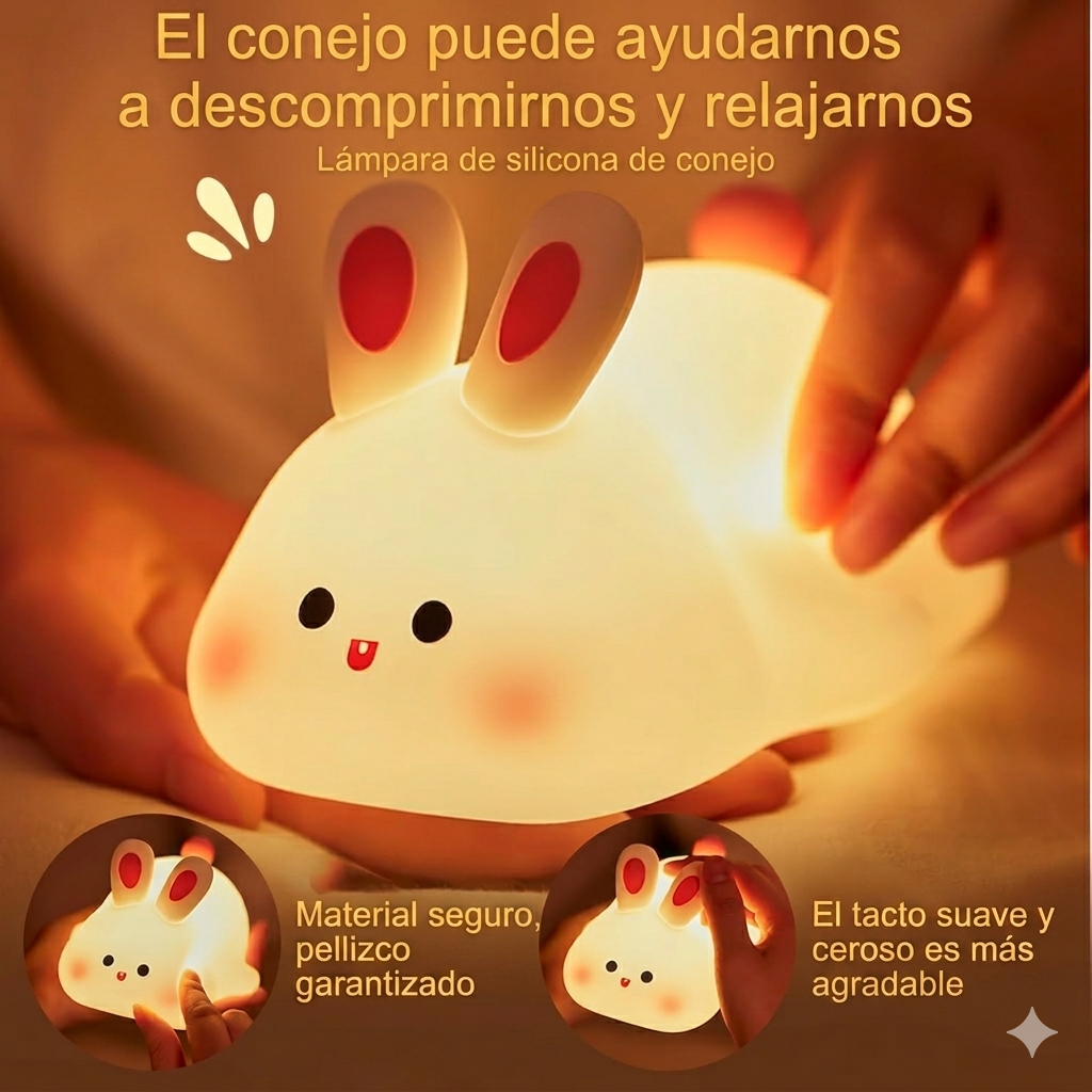 MiniLumy™   Luz Nocturna, LED Recargable de Silicona